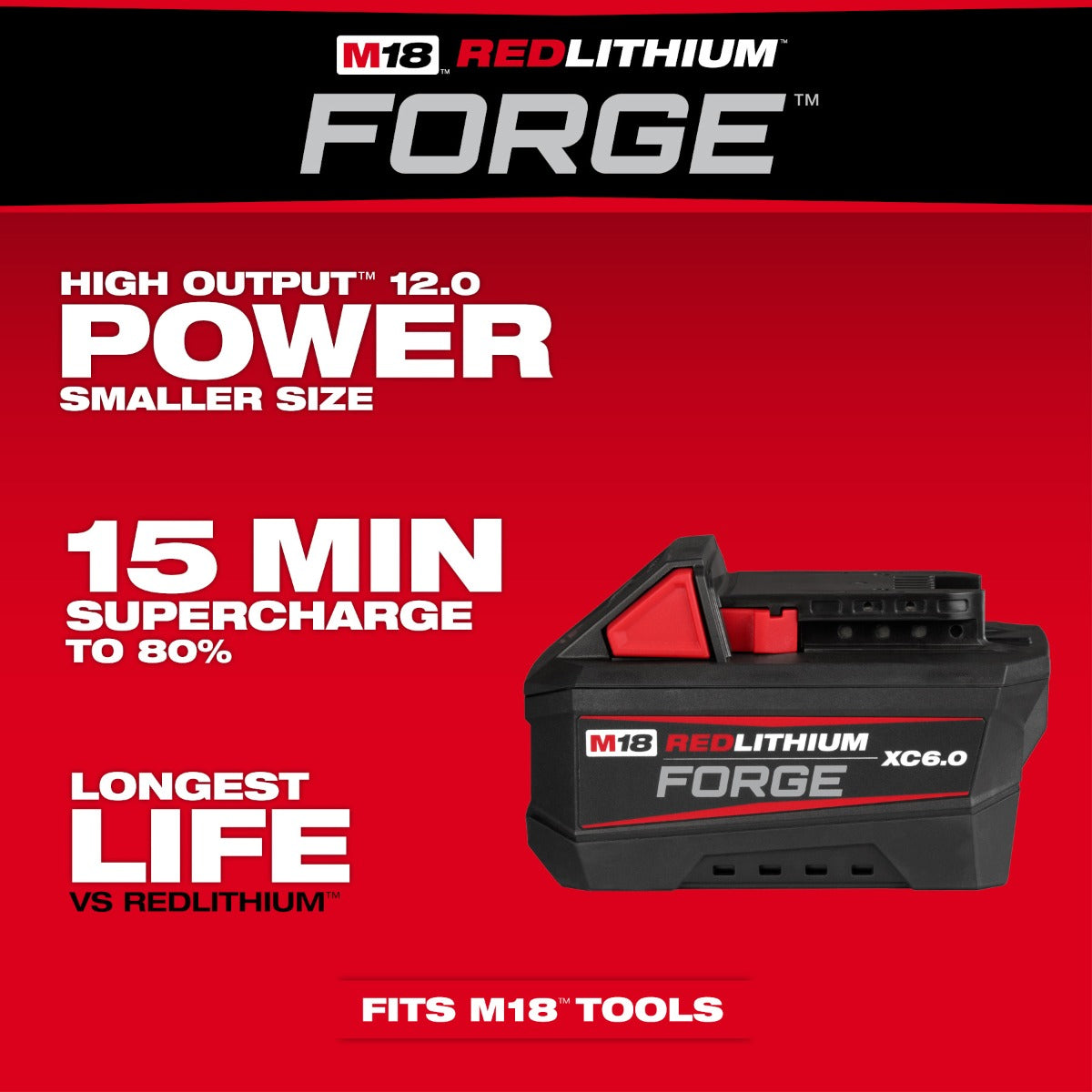 Batería M18™ REDLITHIUM™ FORGE™ XC6.0 48-11-1861 Milwaukee