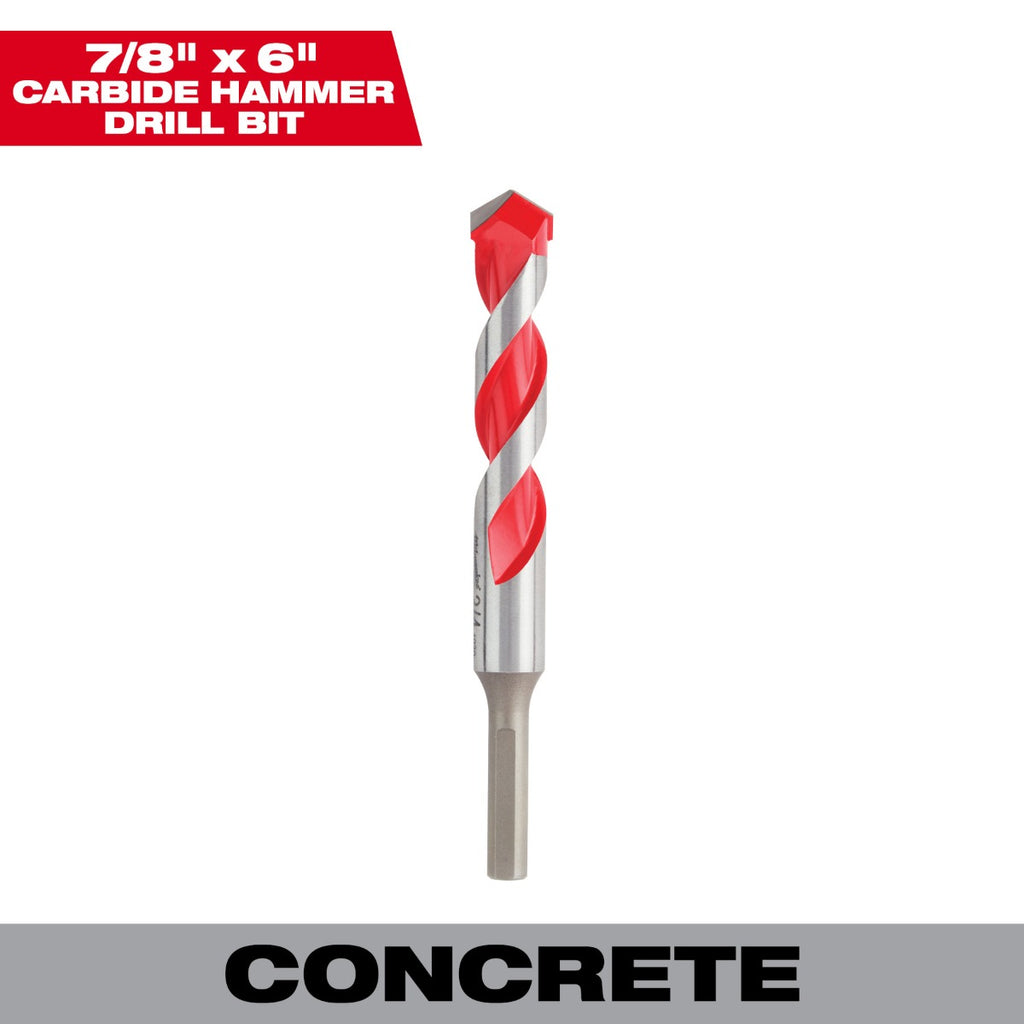 Broca de Concreto 7/8" X 6” 48-20-9047 Milwaukee