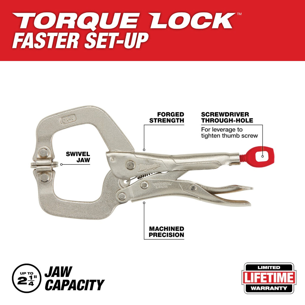 Pinza de presión Tipo C 6” 48-22-3522 Milwaukee