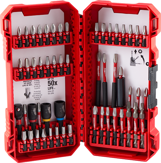 Juego de puntas para taladro y casquillo Shockwave™ de 54 pzs 48-32-4010 Milwaukee