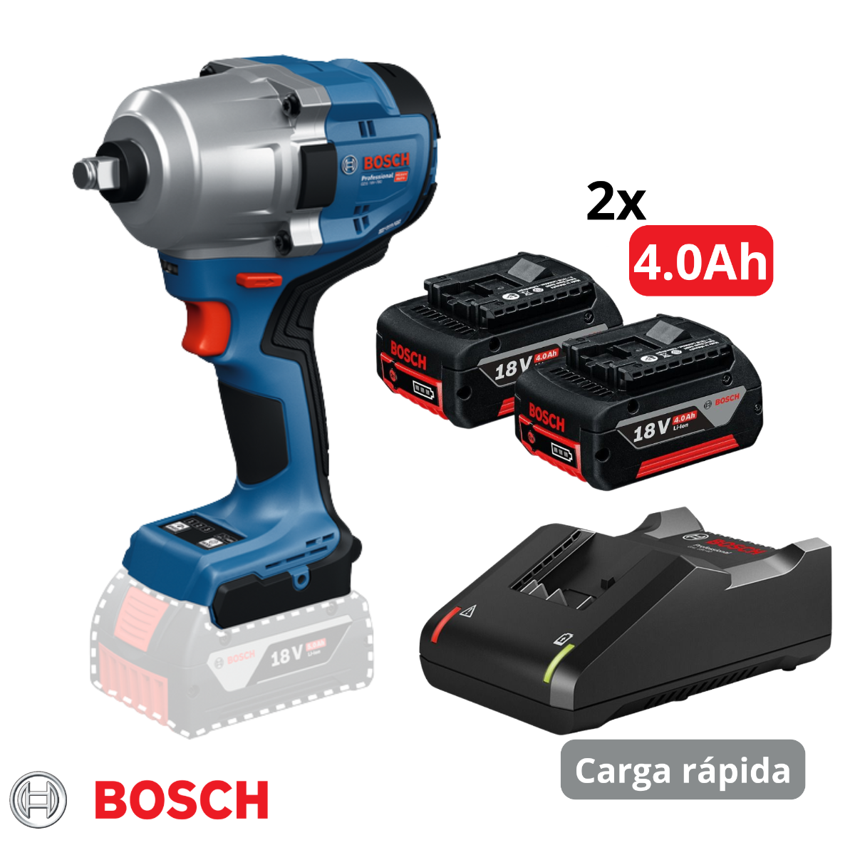 Llave de Impacto 1/2" GDS 18V-780 Bosch