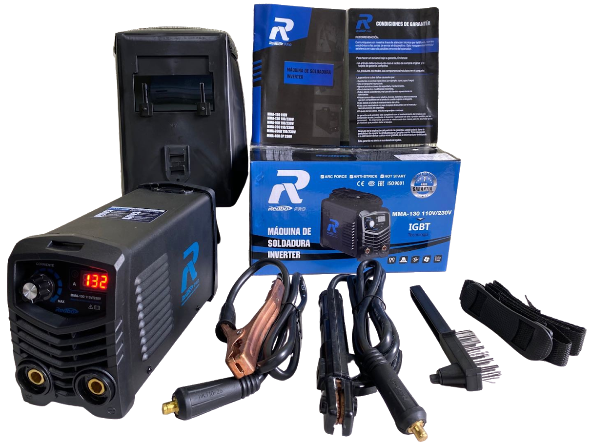 Soldadora Inversora  MMA-130 Redbo TIG LIFT Bi-voltaje 110V/230V
