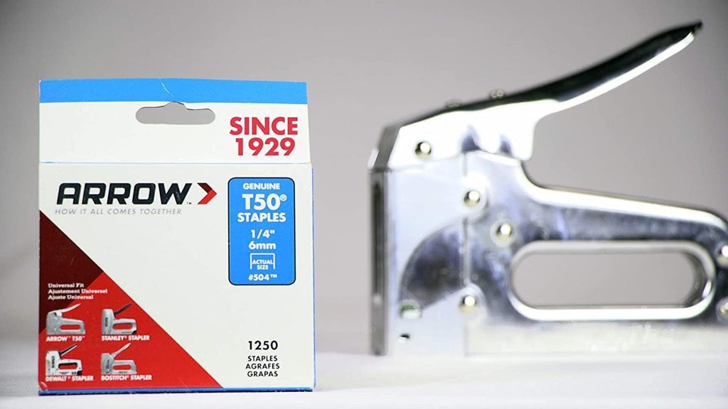 Grapas T50 1/4” #504 1250 Pzs Arrow