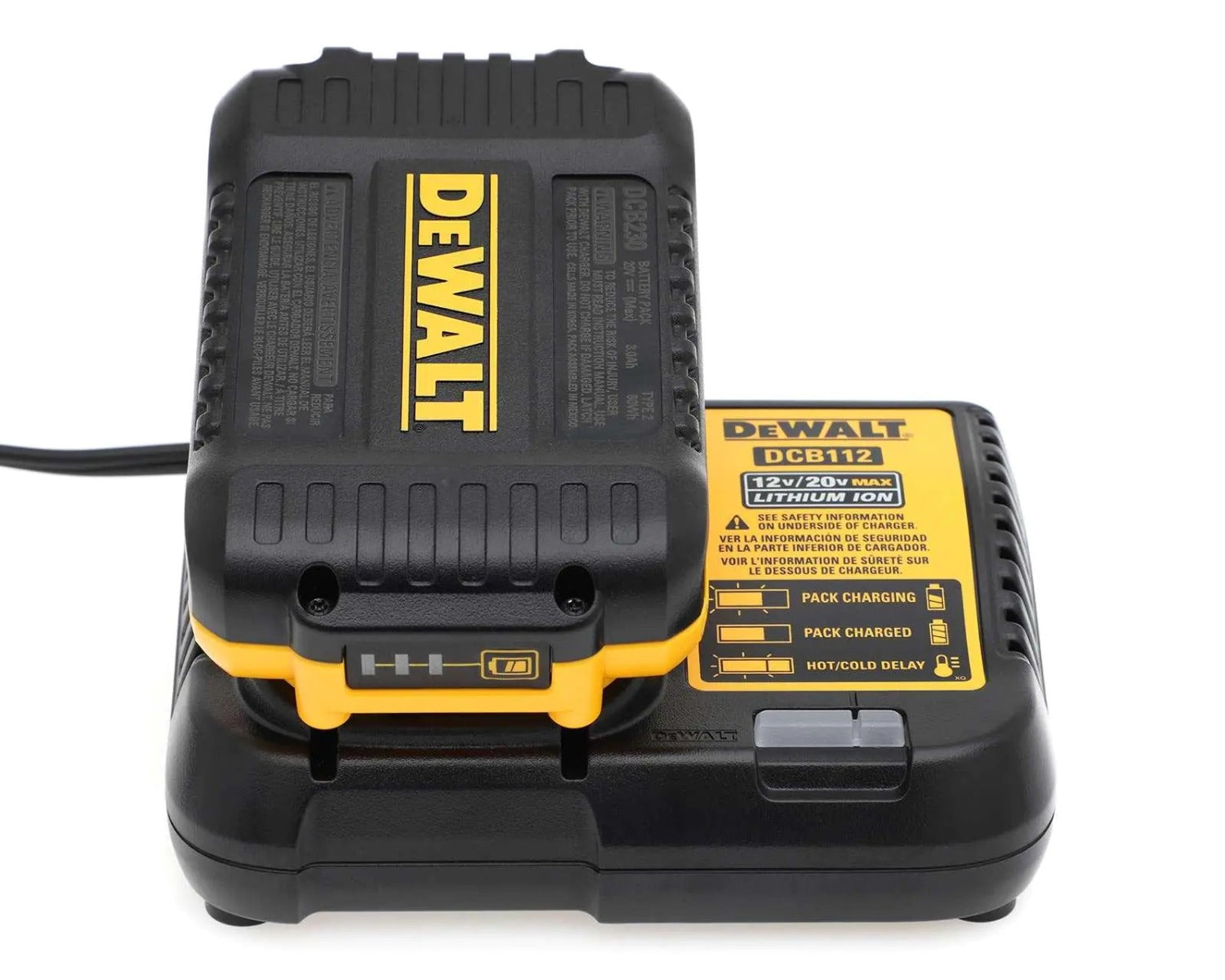 Batería 3Ah y Cargador  20V DCB230C DeWalt