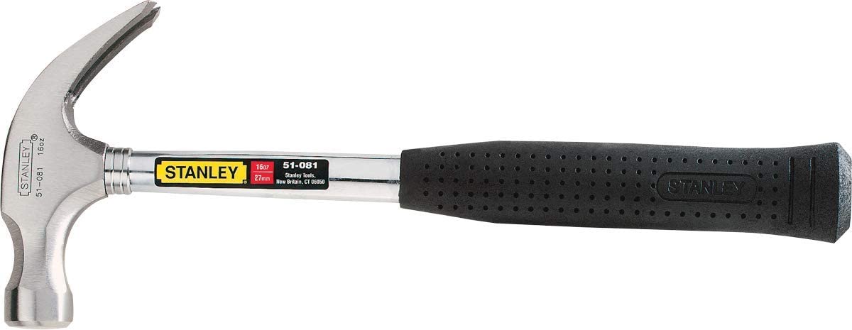 Martillo curvo mango de acero 16 Oz 51-081 Stanley