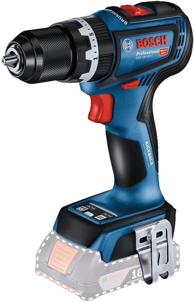 Combo Rotomartillo GSB 18V-90 C + Linterna GLI 18V-300 + SET X-LINE 65pz Bosch