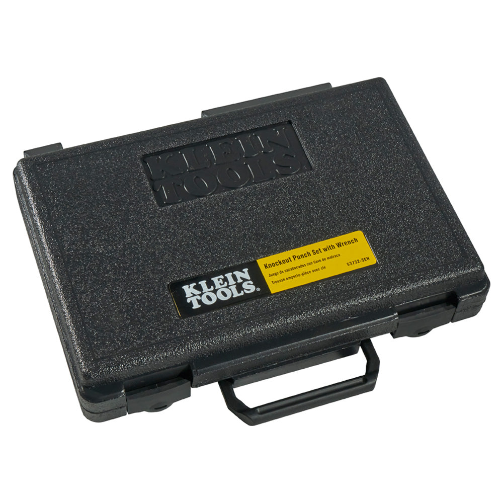 Juego de 6 Sacabocados KT de 0.50'' a 2'' en estuche 53732SEN Klein Tools