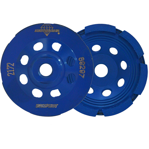Copa de diamante segmentada Easy-cut 4 Pulg Austromex