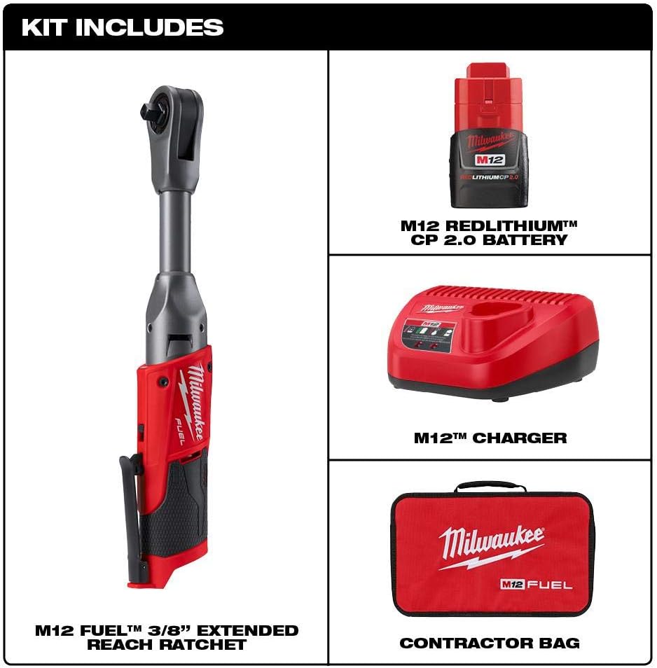 Matraca 3/8 Pulg 12V 2560-21 Milwaukee