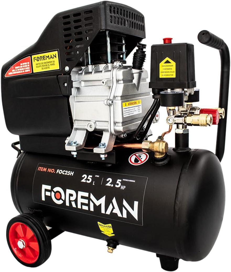 Compresora 2.5 HP 25 Lt FOC25H Foreman