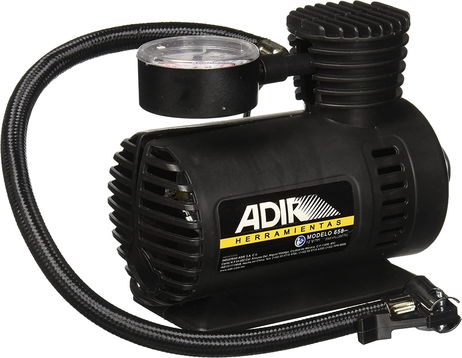 Mini Compresor con Conector Encendedor 300 PSI AD-658 Adir