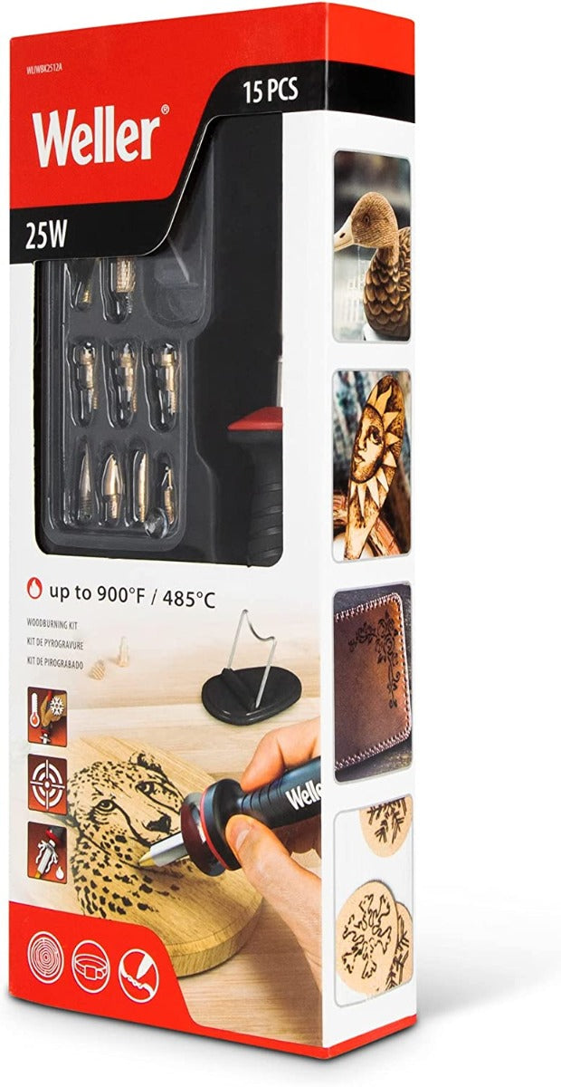 Kit de pirograbado 15 piezas 120V WLIWBK2512A Weller