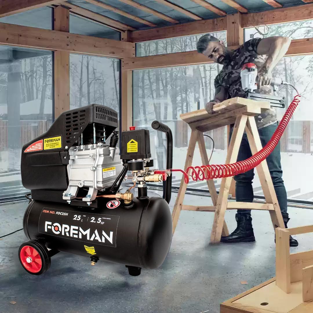 Compresora 2.5 HP 25 Lt FOC25H Foreman