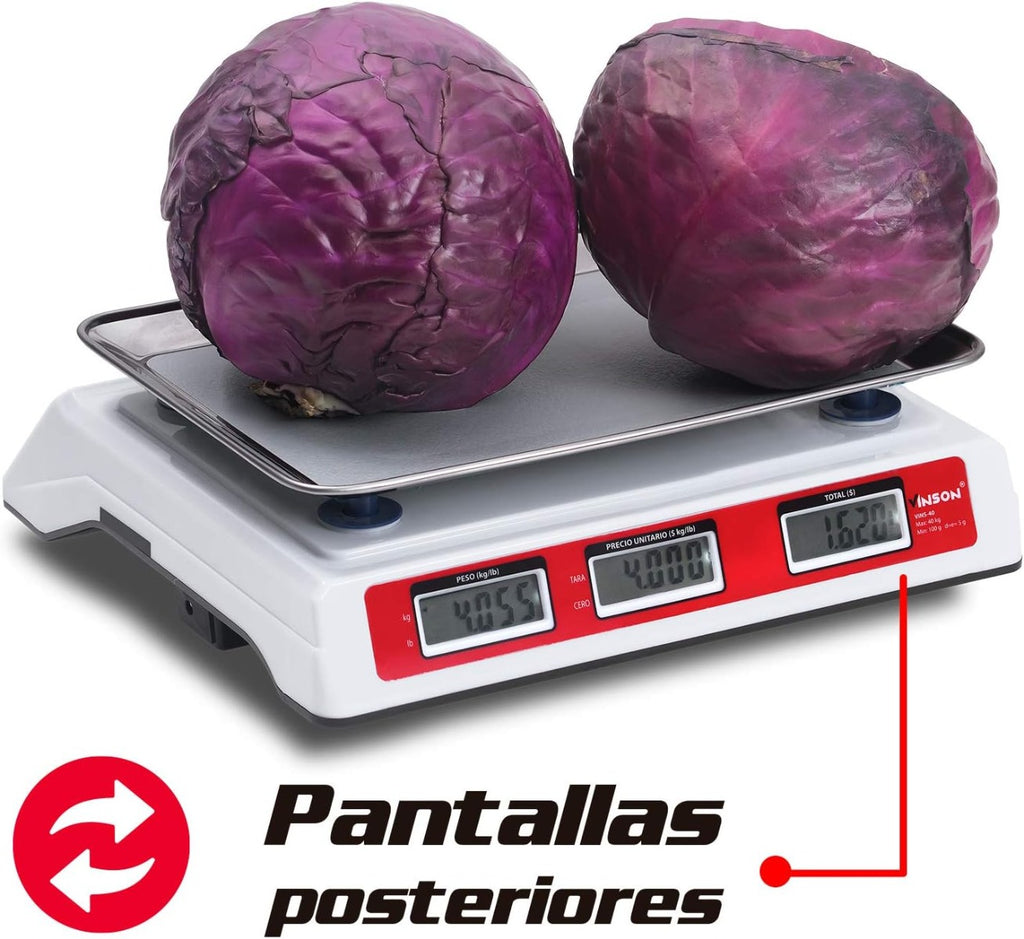 Báscula electrónica Vinson 40 Kg VINS40 Rhino
