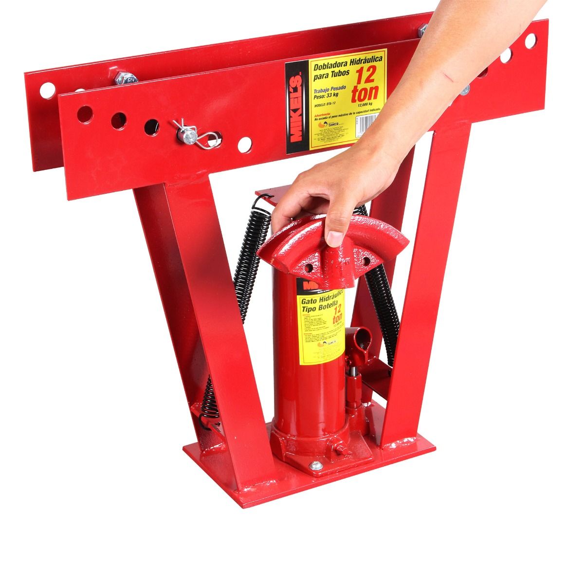 Doblador de tubo hidráulico 12TON DTA12 MIKELS