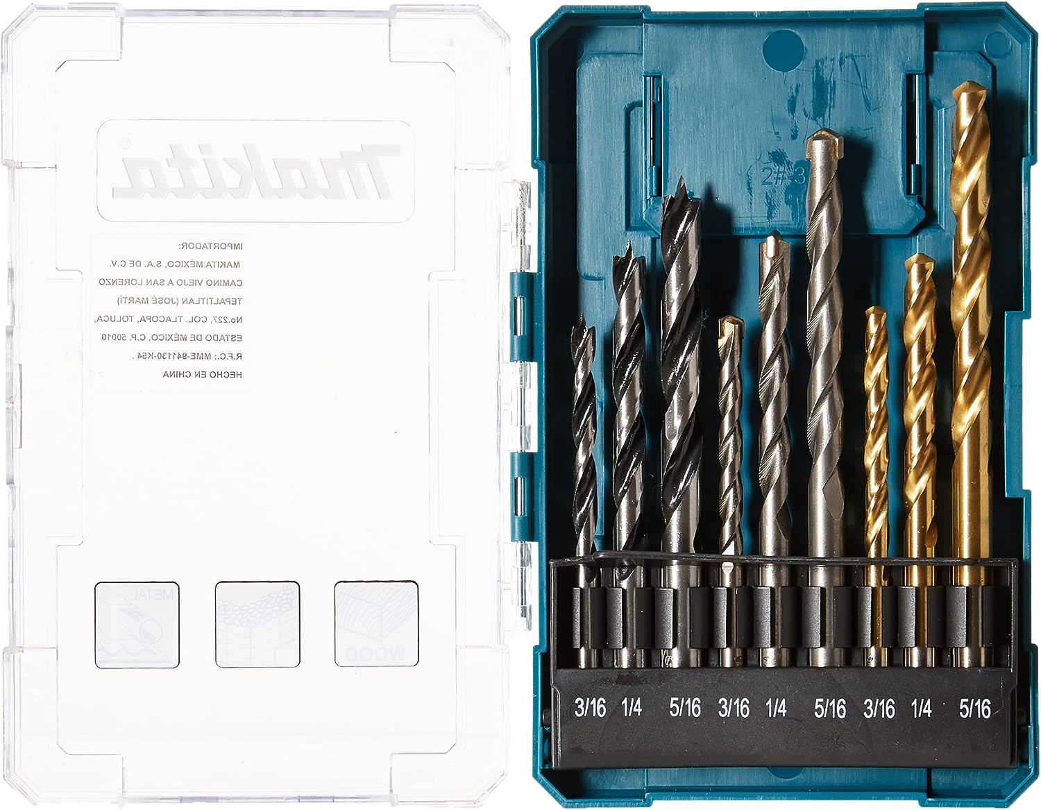 Juego de brocas 9 Pz D71984 Makita