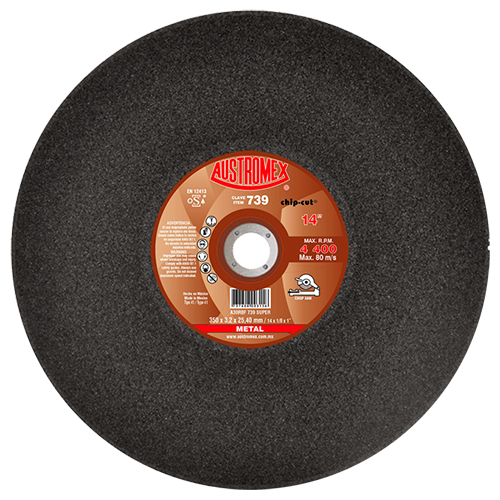 Disco para corte de metal 14 Pulg (solidos) 739 Austromex
