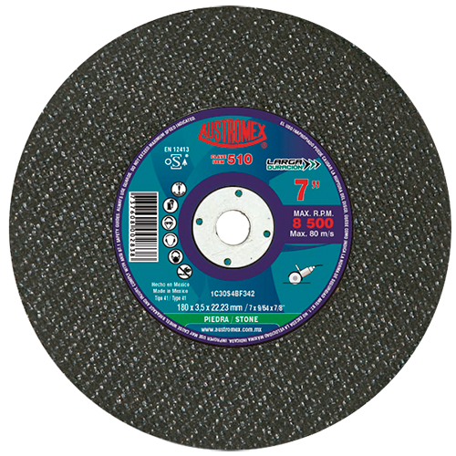 Disco para corte de piedra 7 Pulg 510 Austromex
