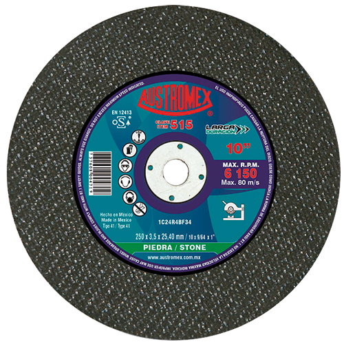 Disco para corte de piedra 10 Pulg 515 Austromex