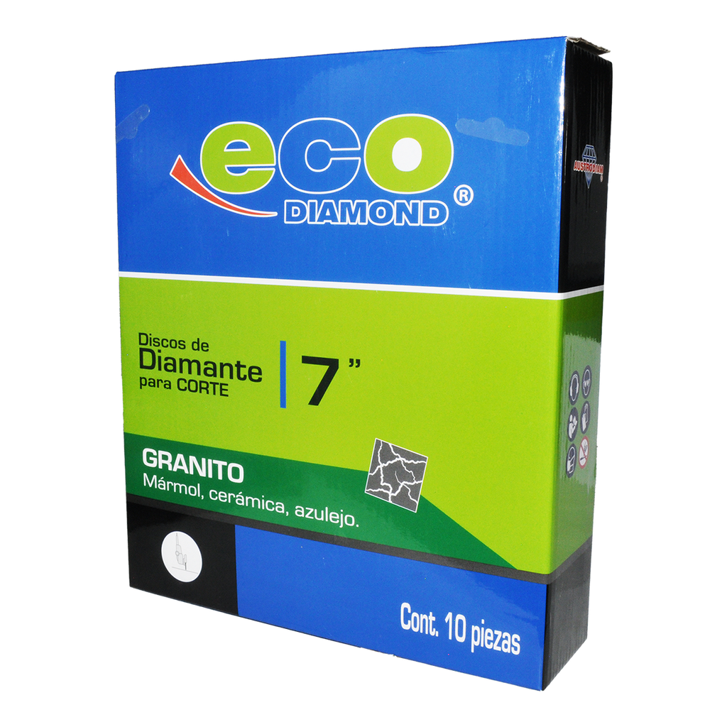 Disco Turbo Delgado de Diamante Granito 7” 844 Austromex