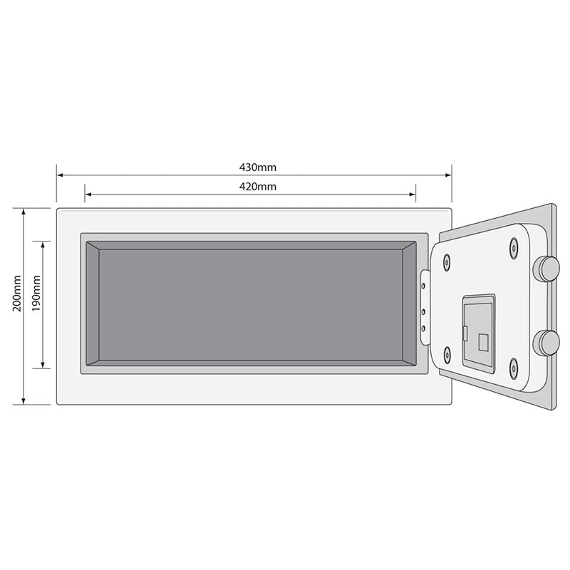 Caja de seguridad 19 84834 Yale