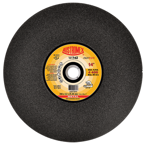 Disco para corte de metal 14 Pulg (solidos) 742 Austromex