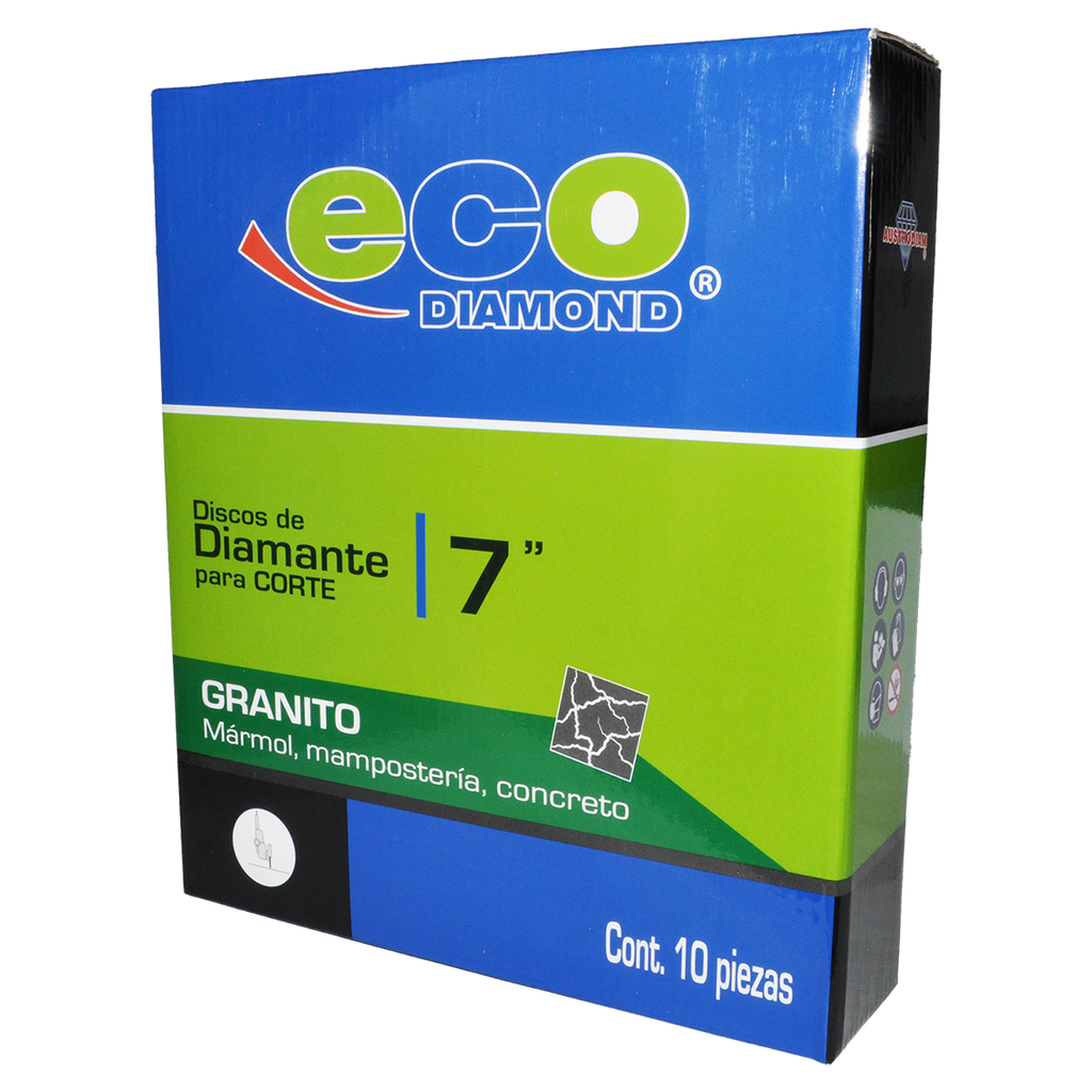 Disco de Diamante Turbo Granito 7” 864 Austromex