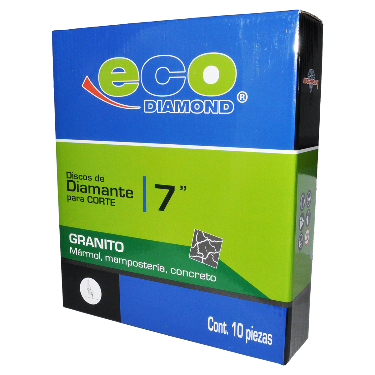 Disco de Diamante Turbo Granito 7” 864 Austromex