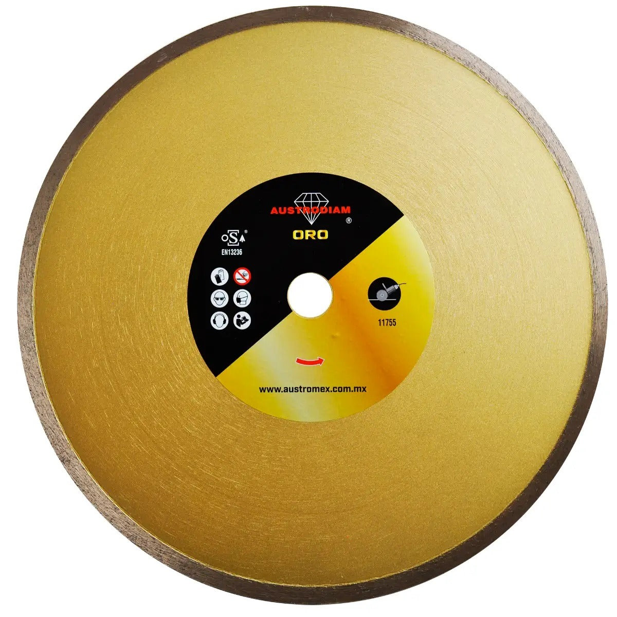 Disco de Diamante Para Corte En Húmedo Vidrio 14” 865 Austromex
