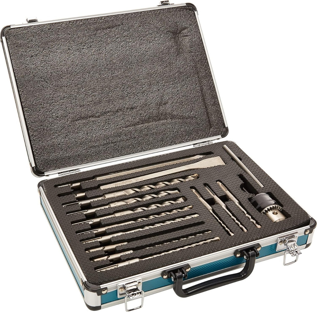 Juego de brocas y cinceles 14 Pz SDS PLUS con broquero D71205 Makita