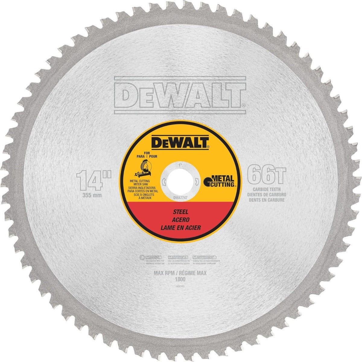 Disco de diamante para metal 14 Pulg DWA7747 DeWalt