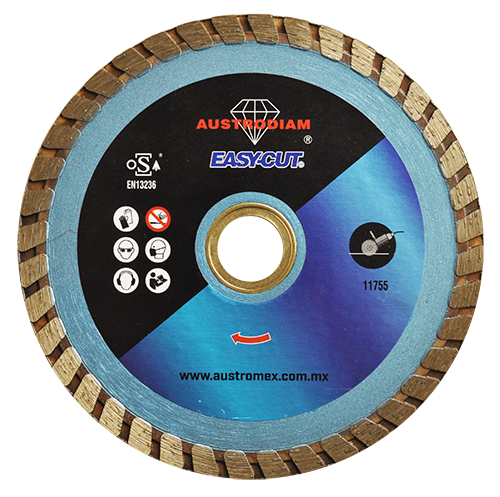 Disco de diamante turbo Easy-cut 4-1/2 Pulg 2502 Austromex