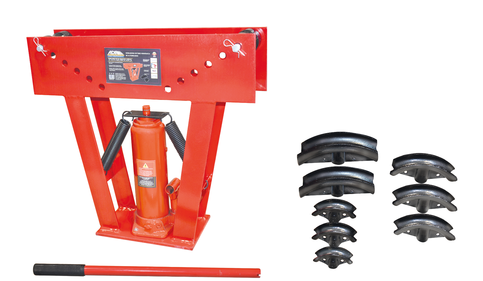 Doblador de Tubo Hidráulico 16 Ton 994 Adir