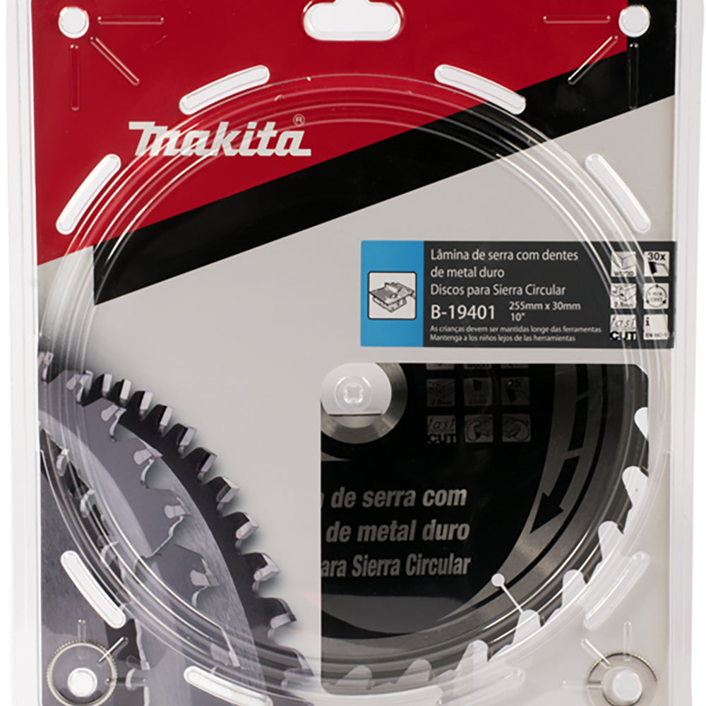 Sierra Para Madera 10" 30 Dientes B-19401 Makita