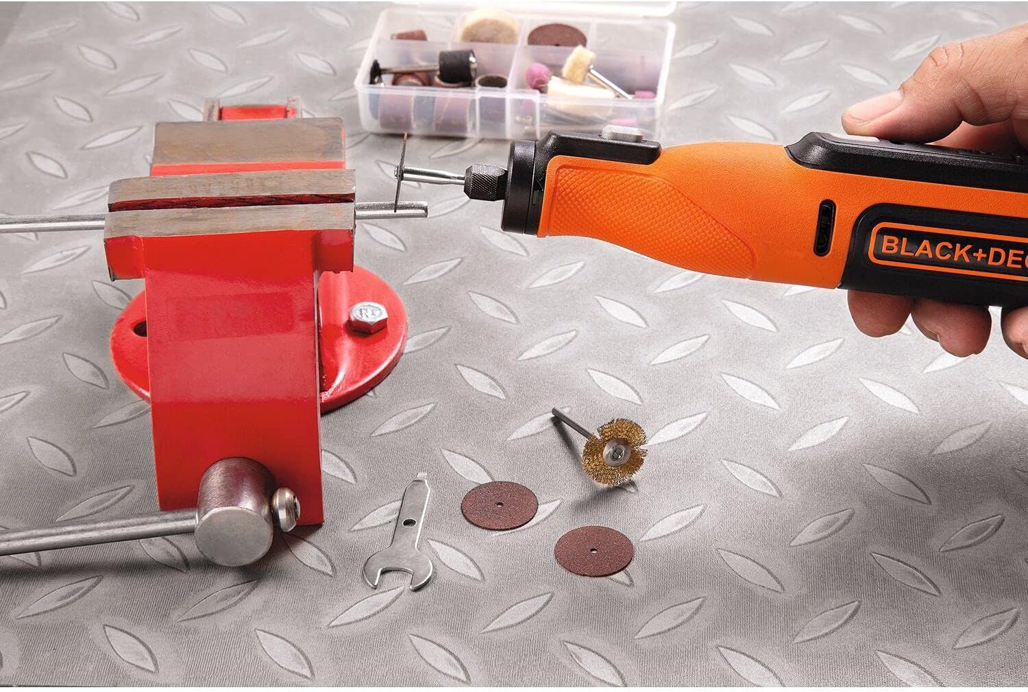 Mototool 8V 35 Accesorios BCRT8K35-B3 Black&Decker