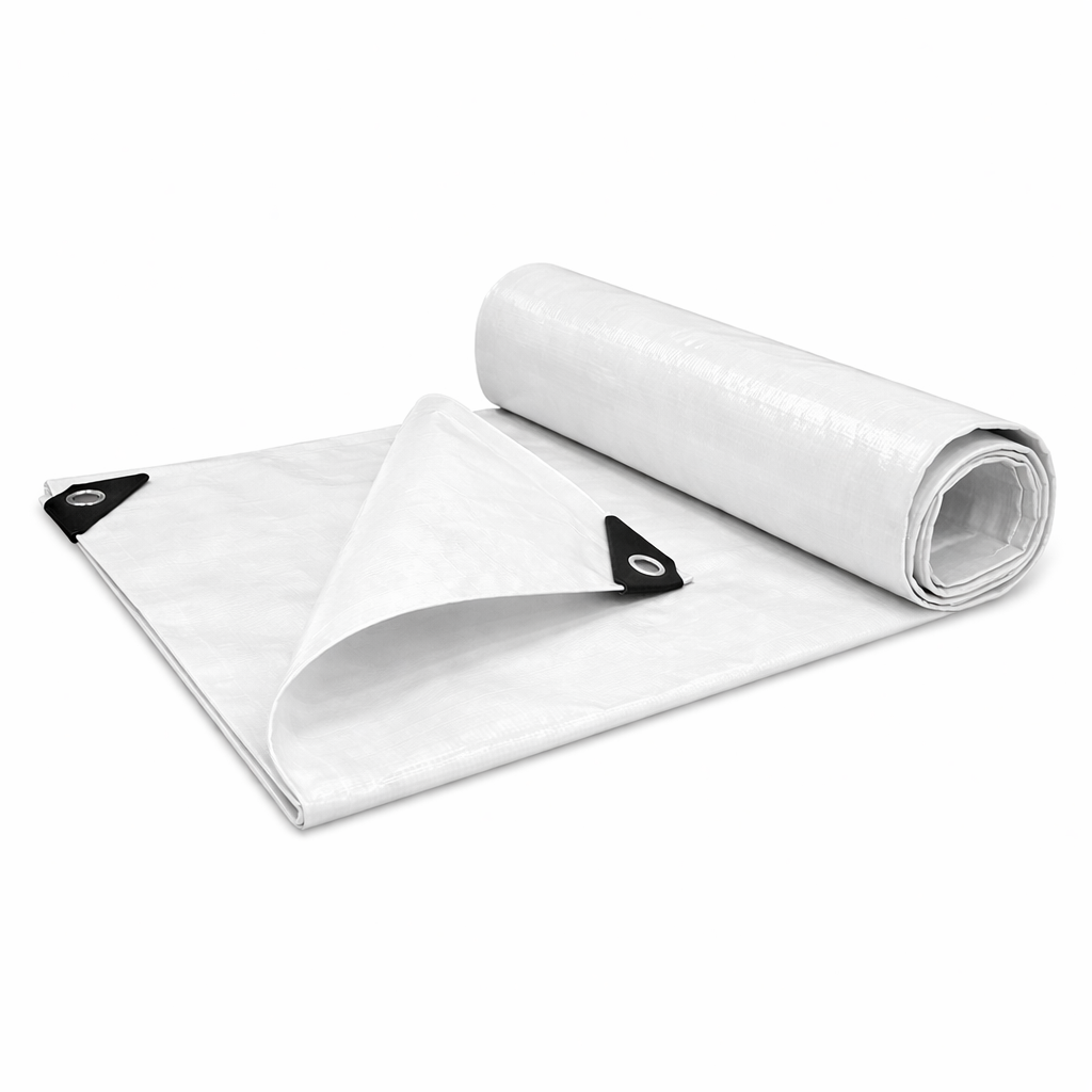 Lona Plástica Blanca 6x5.1M King