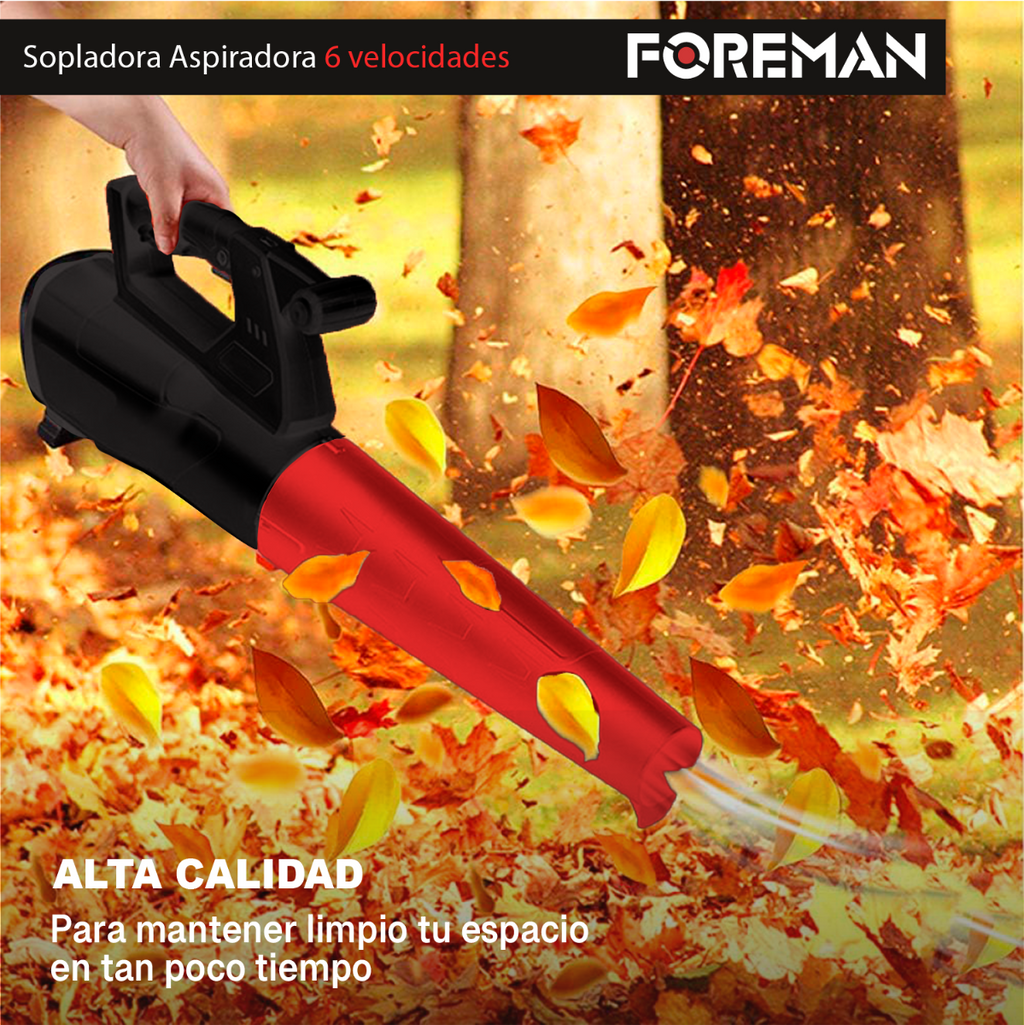 Sopladora aspiradora FO100 FOREMAN