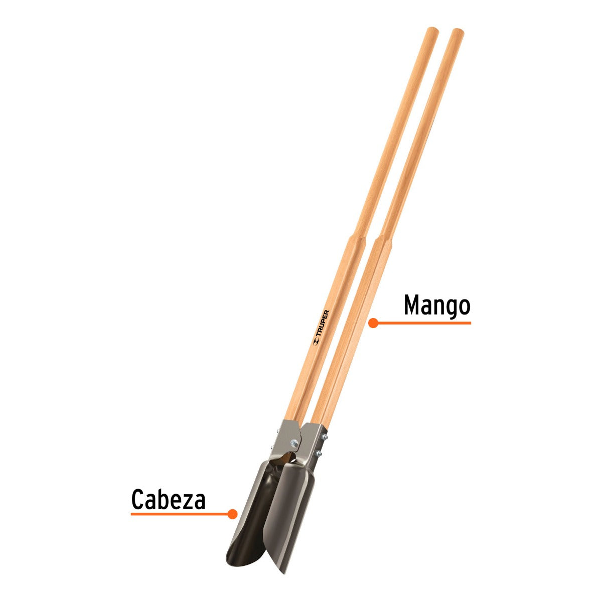 Cava Hoyos Mango De Madera 45" 11973 CA-36 Truper