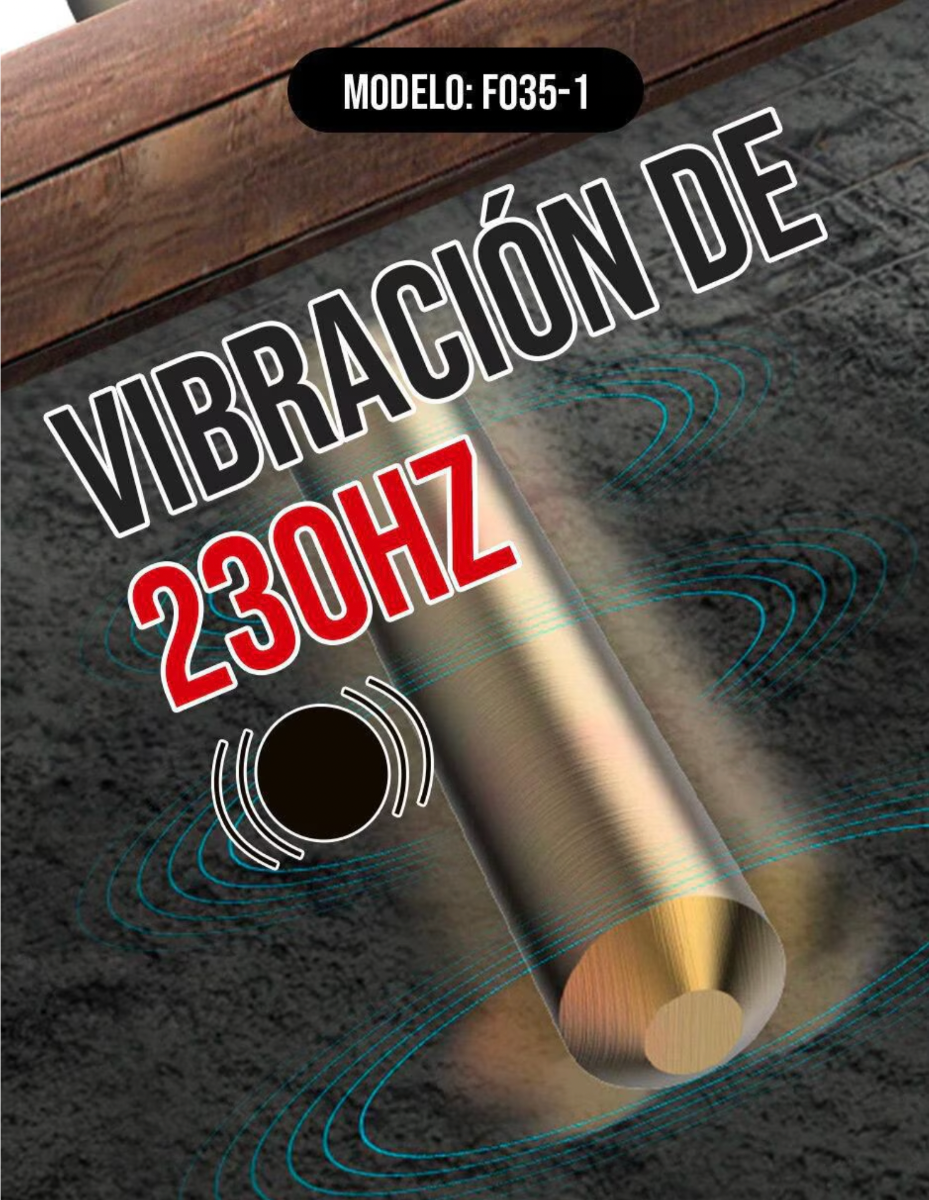 Vibrador de concreto 1000W 1FO35 FOREMAN