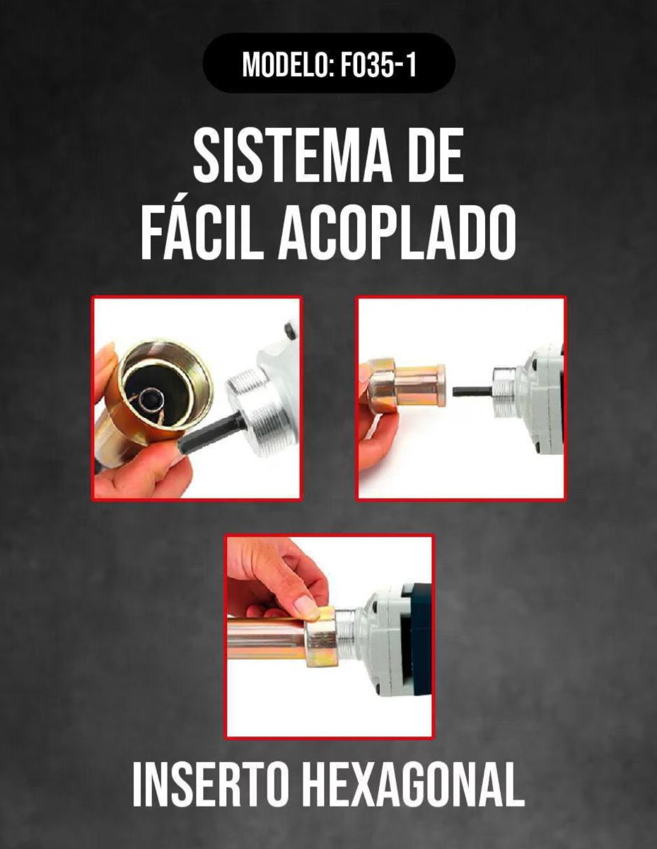 Vibrador de concreto 1000W 1FO35 FOREMAN