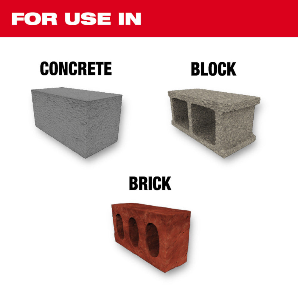 Juego de brocas para concreto 5 Pz 48-20-9051 Milwaukee