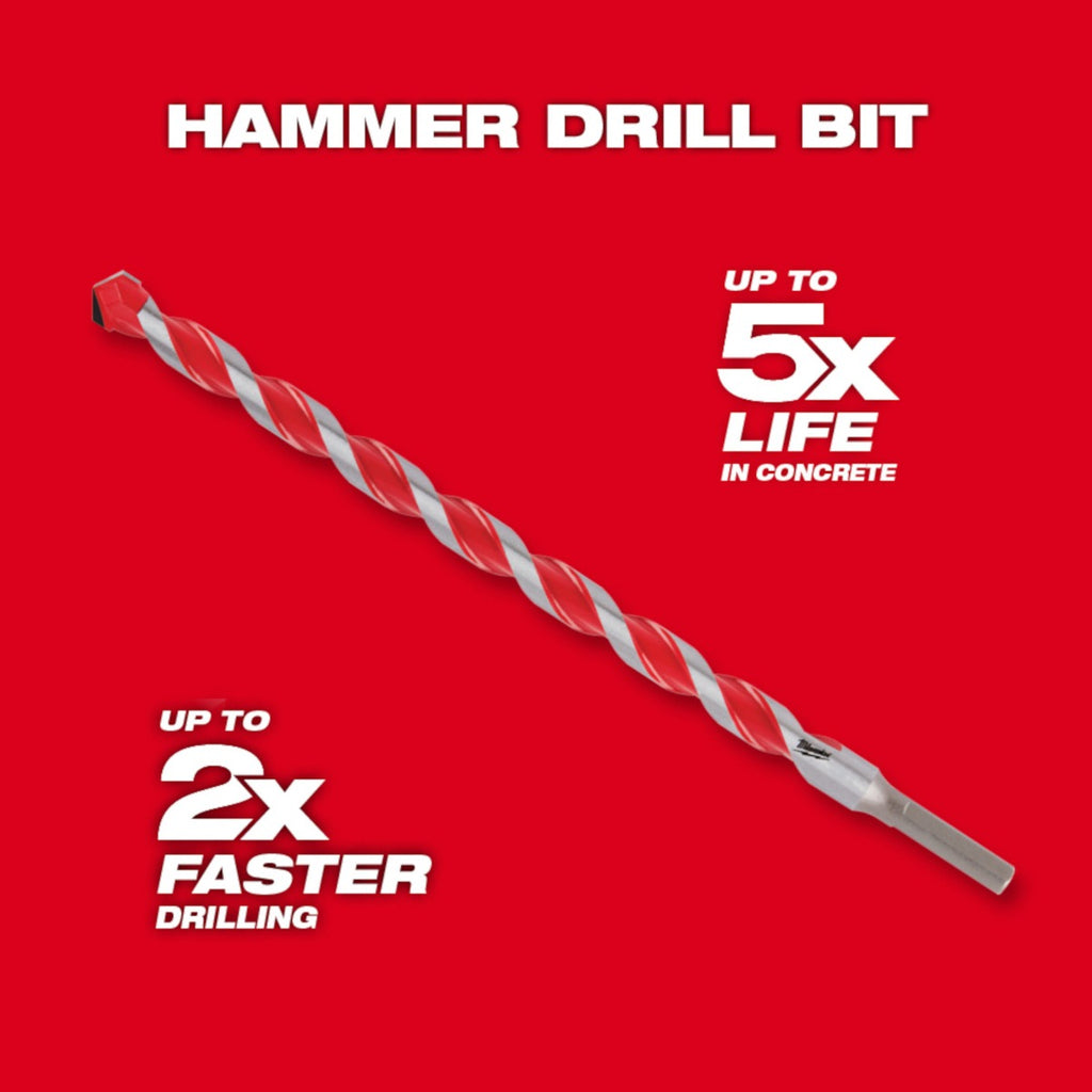 Broca de Concreto 3/4" X 6” 48-20-9045 Milwaukee