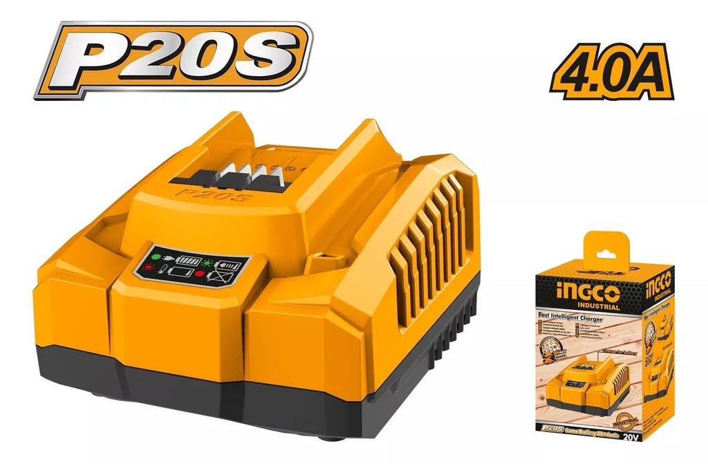 Cargador de Baterías 20V 4A UFCLI20411 Ingco