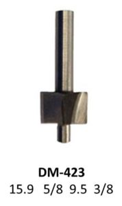Broca para router corte y ensamble 5/8 Pulg 423 Micro