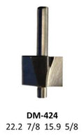 Broca para router corte y ensamble 7/8 Pulg 424 Micro