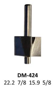 Broca para router corte y ensamble 7/8 Pulg 424 Micro