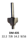 Broca para router corte pecho de paloma 7/8 Pulg 435 Micro