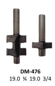 Broca para router corte machimbrar 3/4 Pulg 476 Micro