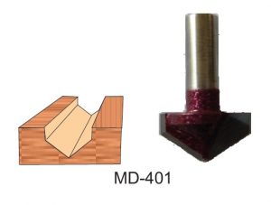 Broca para router corte en V 1 Pulg MD-401 Brocar