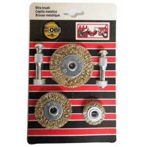 Juego de 8 Pz de cardas para taladro 290158 OBI